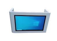 Tabla elegante de la pantalla táctil de la publicidad del LCD para la tabla/la conferencia de la barra de café