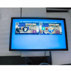 Exhibición pública del Lcd del soporte de la pared/arriba pantalla LCD elegante de la publicidad de Digitaces de la definición