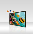 3D exhibición libre de cristal interactiva inteligente pantalla LCD de la resolución de 4K 3840 * 2160