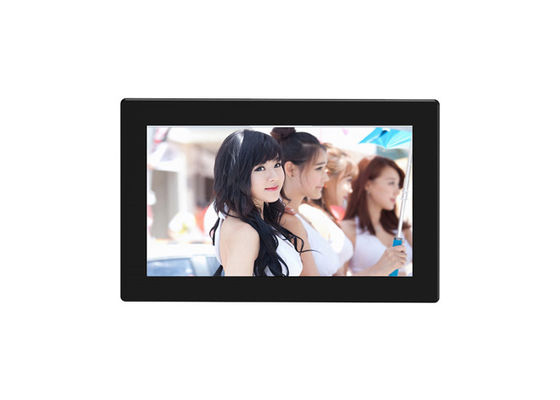 Color negro marco de la foto de 9 de la pulgada del LCD Digitaces de la exhibición