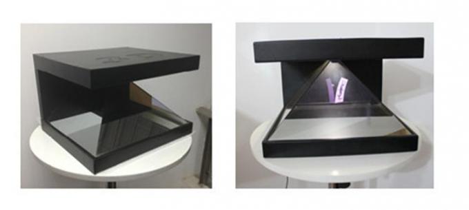 4 sistema de visualización olográfico de /holographic de la exhibición de los lados 3D para la exhibición de la joyería/del reloj