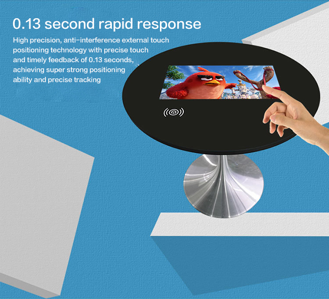 Tabla interactiva elegante vendedora caliente de la pantalla táctil del panel de la publicidad del sistema Lcd del multi-touch del OS del tamaño de Costomizatble
