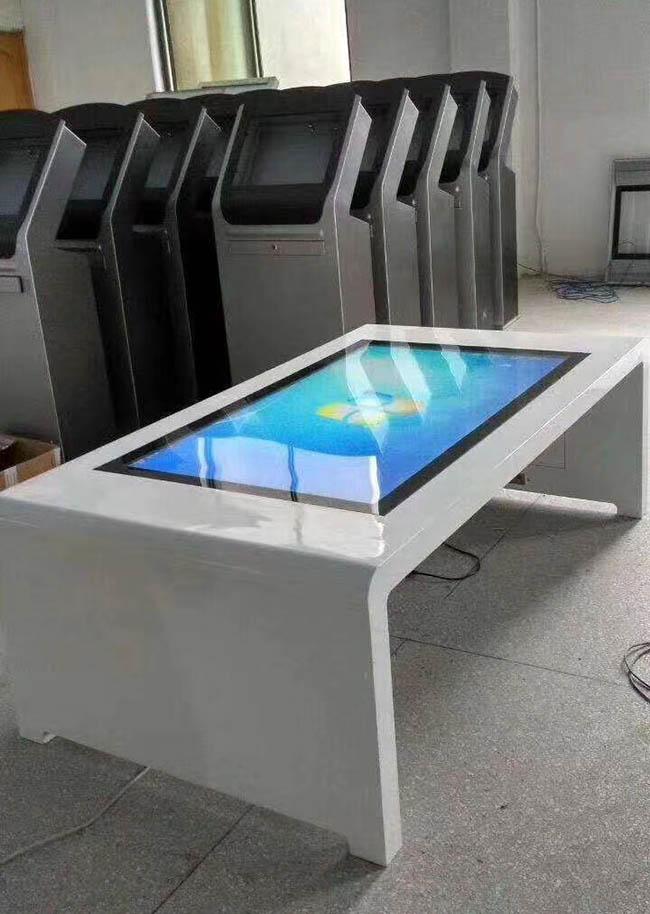 Tabla elegante LCD de la pantalla táctil que hace publicidad del quiosco multi de la pantalla táctil para la tabla/la conferencia de la barra de café