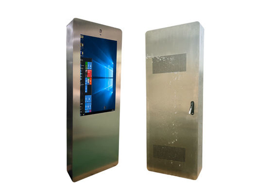 Exhibición portátil del LCD de 43 de la pulgada de la prenda impermeable carteles con pilas capacitivos al aire libre de Digitaces al aire libre