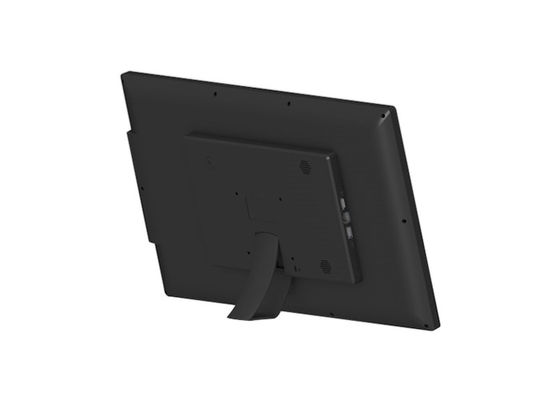 Cuadro fotográfico digital de madera de 14 pulgadas con batería y conexión USB