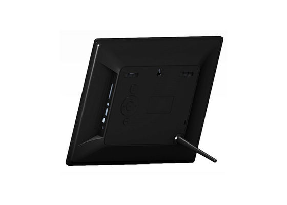 Pantalla LCD de 12.1 pulgadas Cuadro de fotos digitales con aplicación gratuita de uso compartido en la nube y marco de madera