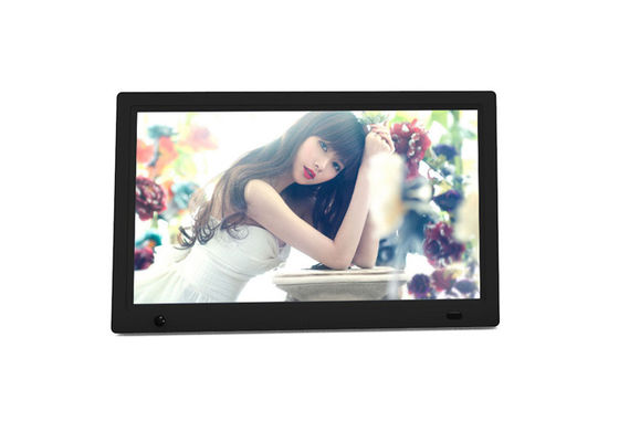 13 pulgadas HD Video MP3 Sensor humano Android LCD Marco fotográfico digital con fuente de alimentación de 100-240V y logotipo personalizado