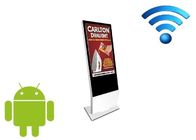 Haciendo publicidad del LCD al aire libre exhiba 100V - situación del piso de Android de la señalización de 240V WiFi Digital