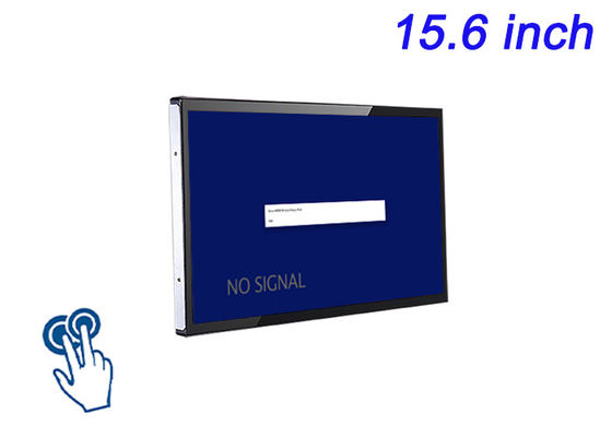 15.6 pulgadas de pantalla táctil incorporada para pantallas de ciudad inteligente, estadios deportivos, publicidad digital inmersiva, monitoreo industrial