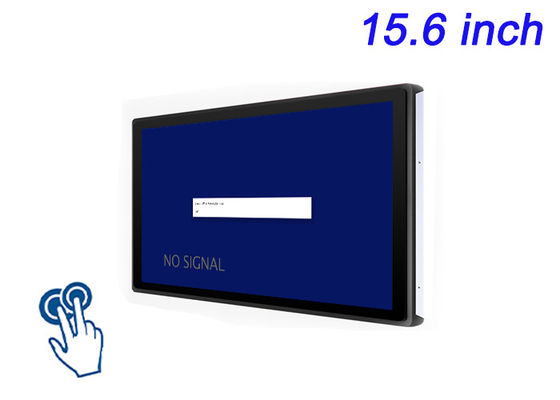15.6 pulgadas de pantalla táctil incorporada para pantallas de ciudad inteligente, estadios deportivos, publicidad digital inmersiva, monitoreo industrial