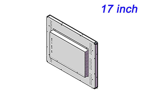 Display de 17 pulgadas con toque incorporado para sistemas de control de fabricación, instrumentos de laboratorio, terminales públicos y paneles HMI