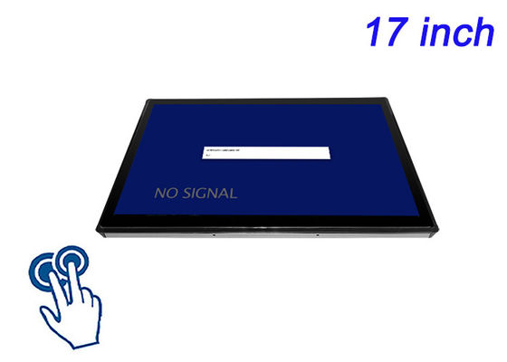 Display de 17 pulgadas con toque incorporado para sistemas de control de fabricación, instrumentos de laboratorio, terminales públicos y paneles HMI