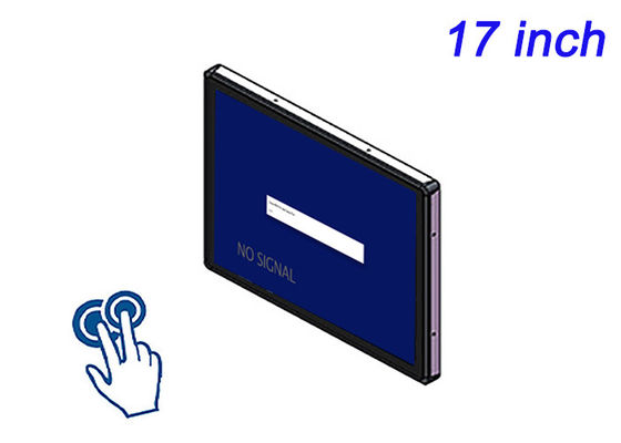 Display de 17 pulgadas con toque incorporado para sistemas de control de fabricación, instrumentos de laboratorio, terminales públicos y paneles HMI