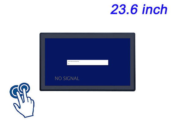 23.6 pulgadas de pantalla táctil incorporada para diagnósticos médicos, equipos de petróleo y gas, automatización de fábricas y centros de mando