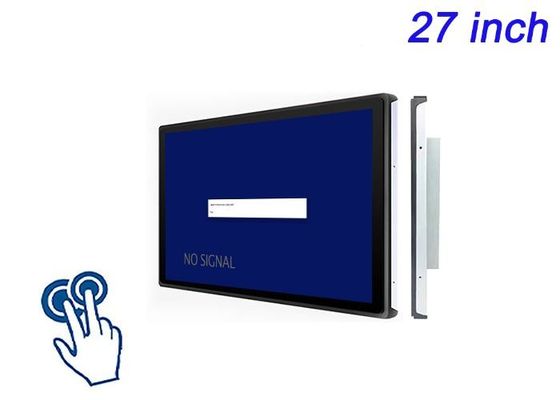 Pantalla táctil de 27 pulgadas para stands de exposiciones, sistemas educativos, pantallas de salas de conferencias y soluciones de venta al por menor avanzadas