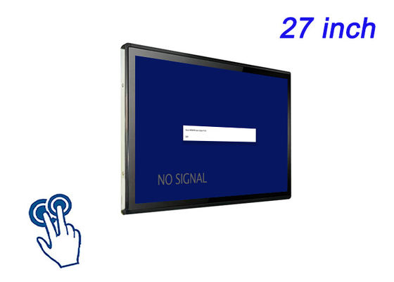 Pantalla táctil de 27 pulgadas para stands de exposiciones, sistemas educativos, pantallas de salas de conferencias y soluciones de venta al por menor avanzadas