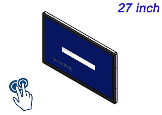 Pantalla táctil de 27 pulgadas para stands de exposiciones, sistemas educativos, pantallas de salas de conferencias y soluciones de venta al por menor avanzadas