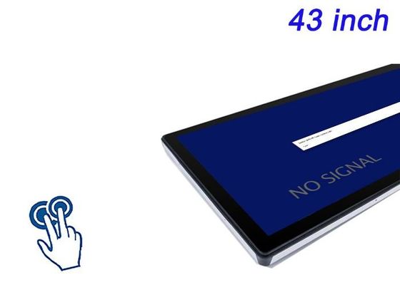 Pantalla táctil incorporada de 43 pulgadas para pantallas de ciudades inteligentes, estadios deportivos, publicidad digital inmersiva y monitoreo industrial a gran escala
