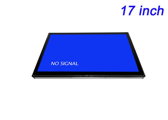 Monitor integrado de 17 pulgadas para sistemas de gestión de energía, instrumentos de laboratorio, aplicaciones aeroespaciales y centros de control