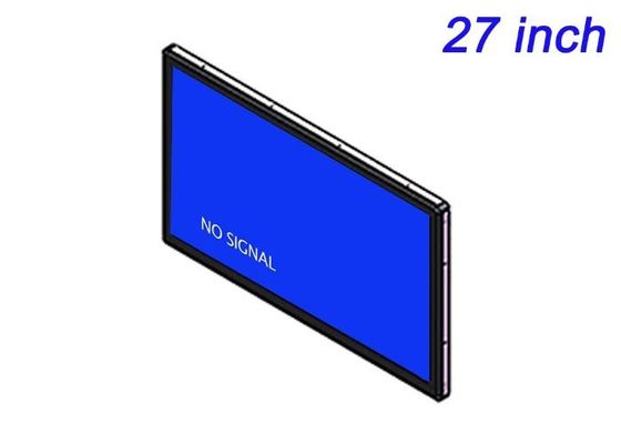 Monitoreo incrustado de 27 pulgadas para publicidad digital, operaciones logísticas, pantallas de transporte público y paneles de exhibición