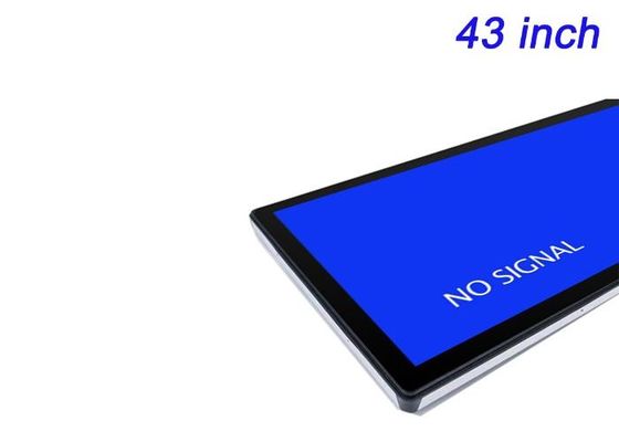 Monitor integrado de 43 pulgadas para pantallas de ciudades inteligentes, interfaces de estadios, publicidad inmersiva y monitoreo industrial de gama alta