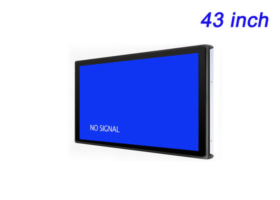 Monitor integrado de 43 pulgadas para pantallas de ciudades inteligentes, interfaces de estadios, publicidad inmersiva y monitoreo industrial de gama alta