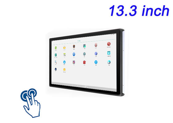 13.3 pulgadas Android Touch Monitor Incorporado para pantallas de venta al por menor, sistemas de control industrial, centros de hogares inteligentes y señalización digital