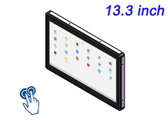 13.3 pulgadas Android Touch Monitor Incorporado para pantallas de venta al por menor, sistemas de control industrial, centros de hogares inteligentes y señalización digital