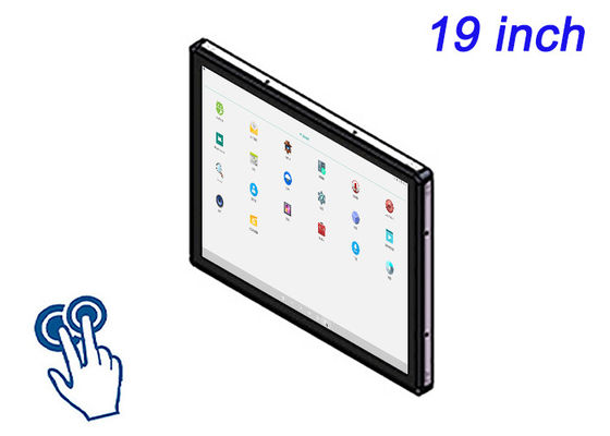 Pantalla táctil Android de 19 pulgadas para sistemas de seguridad, automatización de fábricas, interfaces de transporte y paneles de información pública