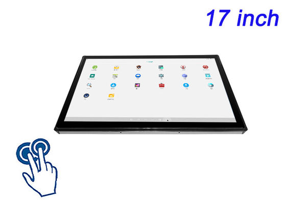 Pantalla táctil integrada de Android de 17 pulgadas para paneles de control aeroespacial, terminales públicos, instrumentos de laboratorio y tableros de fábrica