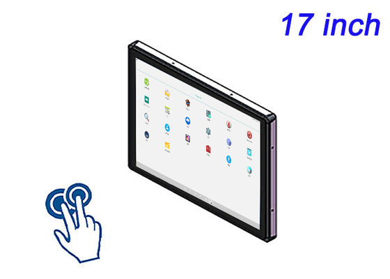 Pantalla táctil integrada de Android de 17 pulgadas para paneles de control aeroespacial, terminales públicos, instrumentos de laboratorio y tableros de fábrica