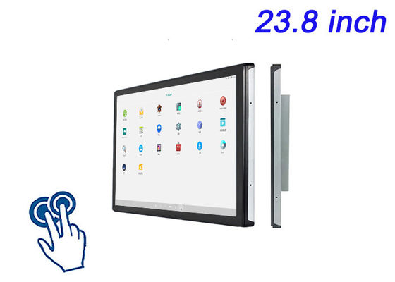 23.8 pulgadas Android Embedded Touch Screen para aplicaciones de hospitalidad, máquinas CNC, paneles de control de logística y señalización digital