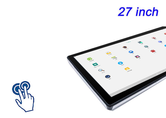 Pantalla táctil incorporada de Android de 27 pulgadas para pantallas de ferias comerciales, aplicaciones minoristas inteligentes, consolas multimedia y sistemas de control