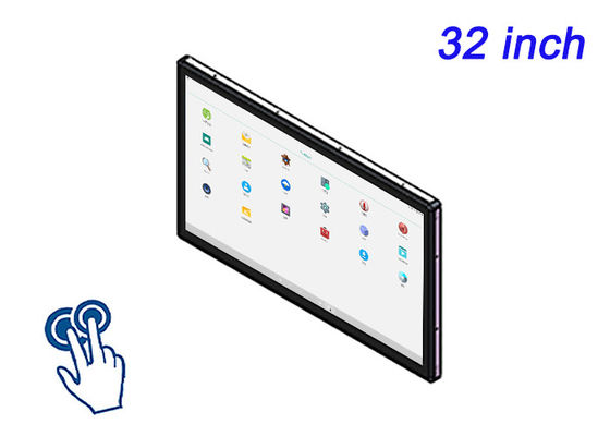Monitor táctil Android de 32 pulgadas para centros de comando, pantallas de transporte público, paneles de control de logística y paneles de publicidad digital
