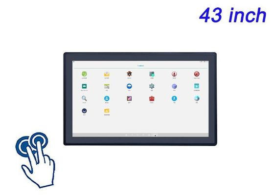 Pantalla táctil incorporada de Android de 43 pulgadas para infraestructura de ciudades inteligentes, pantallas de estadios, experiencias minoristas inmersivas y quioscos de juegos