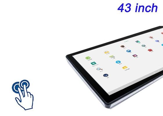 Pantalla táctil incorporada de Android de 43 pulgadas para infraestructura de ciudades inteligentes, pantallas de estadios, experiencias minoristas inmersivas y quioscos de juegos