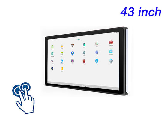 Pantalla táctil incorporada de Android de 43 pulgadas para infraestructura de ciudades inteligentes, pantallas de estadios, experiencias minoristas inmersivas y quioscos de juegos