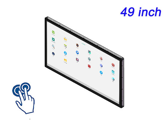 Pantalla táctil Android de 49 pulgadas para pantallas de ciudades inteligentes, interfaces de estadios, publicidad minorista a gran escala y centros de comando