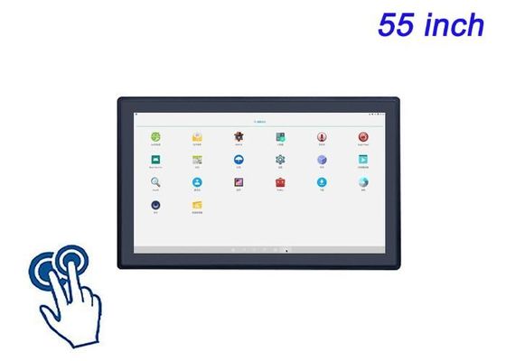 Pantalla táctil integrada de Android de 55 pulgadas para pantallas de transporte público, experiencias minoristas inmersivas, interfaces corporativas y paneles de exposición