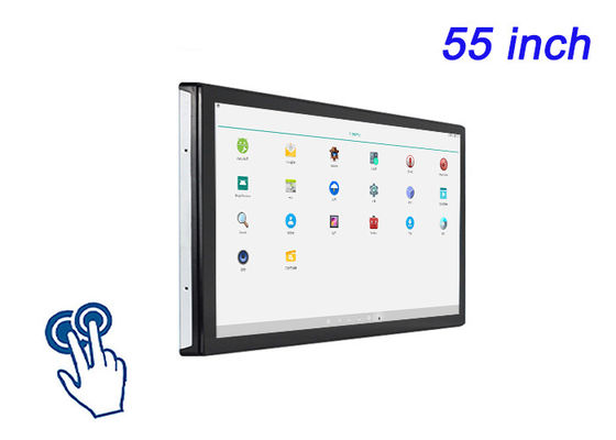 Pantalla táctil integrada de Android de 55 pulgadas para pantallas de transporte público, experiencias minoristas inmersivas, interfaces corporativas y paneles de exposición