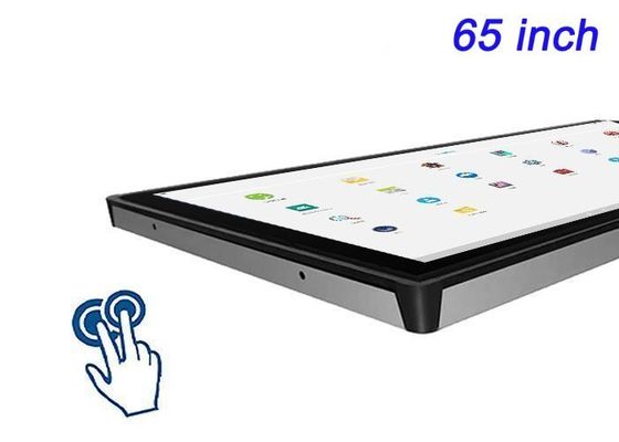 Pantalla táctil integrada de Android de 65 pulgadas para infraestructura inteligente, señalización digital de gama alta, salas de control y sistemas de entretenimiento