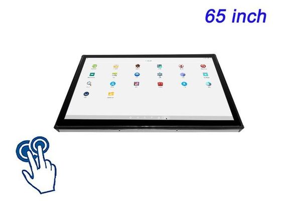 Pantalla táctil integrada de Android de 65 pulgadas para infraestructura inteligente, señalización digital de gama alta, salas de control y sistemas de entretenimiento