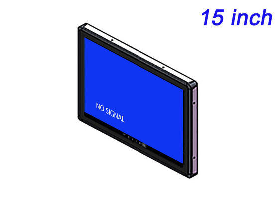 Pantalla integrada Android de 15 pulgadas para interfaces de transporte, sistemas de almacén, monitoreo de seguridad y máquinas expendedoras