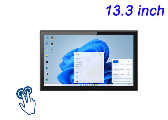 13.3 pulgadas Windows Touch Monitor incrustado para cajas minoristas, señalización digital interactiva, centros de hogar inteligente y paneles de control