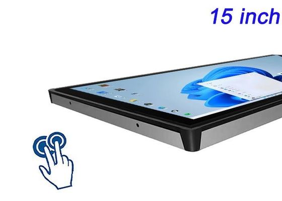 Pantalla de 15 pulgadas Windows Touch Incorporada para monitoreo de seguridad, automatización de fábricas, gestión de almacenes y pantallas de transporte