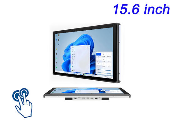 15.6 pulgadas de pantalla táctil Windows Incorporada para pantallas de ciudad inteligente, interfaces de estadios, soluciones de venta al por menor inmersivas y sistemas de juegos