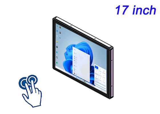 Pantalla de 17 pulgadas con Windows Touch para la instrumentación aeroespacial, equipos de laboratorio, sistemas de gestión de energía y paneles de información pública