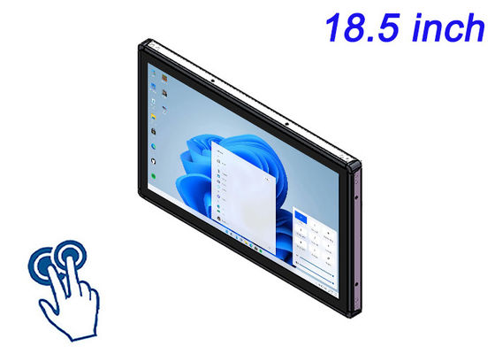 18.5 pulgadas Windows Touch Monitor Incorporado para consolas de fitness, sistemas de venta de boletos, máquinas expendedoras y pantallas de orientación