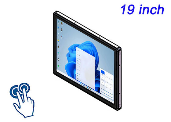 Display Windows Touch de 19 pulgadas para puntos de venta, paneles de control industriales, imágenes médicas y billetes de transporte