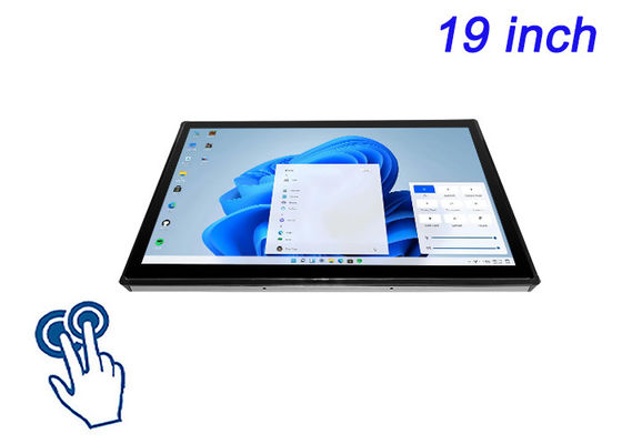 Display Windows Touch de 19 pulgadas para puntos de venta, paneles de control industriales, imágenes médicas y billetes de transporte